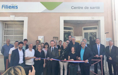 Inauguration du centre de santé Flieris Salindres Gard