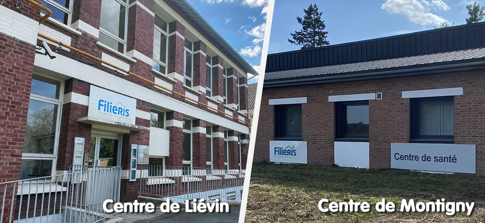 Centres de Liévin et Montigny