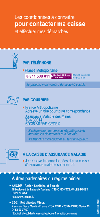 Contacter ma caisse pour effectuer mes démarches